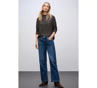Street One – Softes Rollkragenshirt – 80% Viskose – Braun meliert – Damen Gr. 40