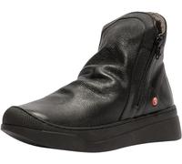 Softinos Abil Damen Stiefelette aus griffigem Echtleder in Schwarz mit Reißverschluss. schwarz Gr. 38
