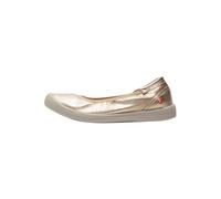 Ballerina SOFTINOS "softinos Ballerinas Leder", Damen, Gr. 38, champagne, Leder, Schuhe Ballerina (73304127-38) champagne