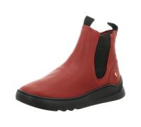 Stiefelette SOFTINOS "softinos Stiefelette Leder/Textil", Damen, Gr. 40, rot, Leder, Textil, Schuhe Stiefelette (51812324-40) rot
