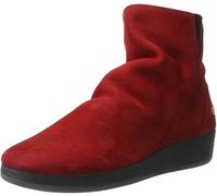 Softinos Damen AYO411SOF Nubuck Leather Stiefel, Rot (Red)