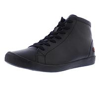 Softinos Damen Boots IBBI, Frauen,Schnürstiefel,lose Einlage,Kurzstiefel,Boots,Winterstiefel,Winterschuhe,Schwarz (Black),42 EU / 8 UK