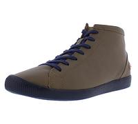 Schnürstiefelette SOFTINOS "softinos Stiefelette Leder", Damen, Gr. 37, braun (schlamm), Leder, casual, Schuhe (19505604-37) schlamm