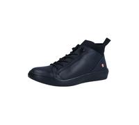 Softinos Damen Boots Stiefelette Leder Smooth Navy (Black) (Navy Black, EU Schuhgrößensystem, Erwachsene, Damen, Numerisch, M, 41)