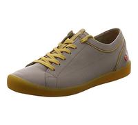Softinos Damen IBBA691SOF Sneaker, Ligh Grey/Light Yellow, 39 EU
