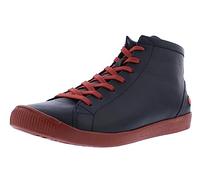 softinos Stiefelette Leder Schnürstiefelette, Navy SIZE,38|40|36|37|39|41|42|43