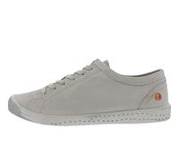 Softinos Damen Sneakers ISLA, Frauen,Low-Top Sneaker,lose Einlage,schnürer,straßenschuhe,Freizeitschuhe,Ladies,Grau (Light Grey),35 EU / 3 UK