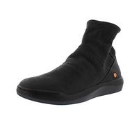 softinos Stiefelette Leder 42, EURO-Größen schwarz Damen Reißverschlussstiefeletten Stiefeletten 42, EURO-Größen schwarz