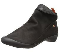Softinos FARAH NUBUCK COMBI, Damen Stiefeletten, Schwarz (Black/Teckel 549), 42 EU (8.5 UK)