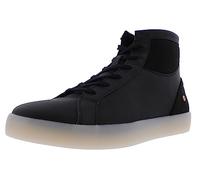 Softinos Herren Boots, Männer,Schnürstiefel,lose Einlage,schnürboots,Kurzstiefel,schnürung,Boots,Schwarz (Black W/Black VEGAN Suede),39 EU / 6 UK