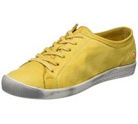 softinos Sneaker Damen Leder gelb, Gr. 39