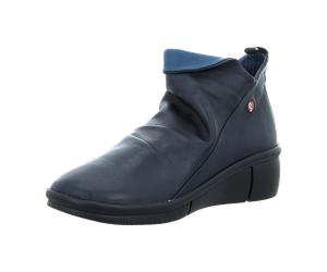 Softinos Keilstiefeletten für Damen, blau, Größe 40 EU