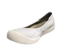 Softinos Klassische Ballerinas für Damen, weiß, Größe 40 EU