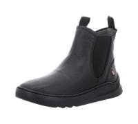 Stiefelette SOFTINOS "softinos Stiefelette Leder/Textil", Damen, Gr. 38, schwarz, Leder, Textil, Schuhe Stiefelette (10269747-38) schwarz