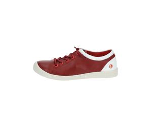 softinos Sneaker Leder Rot/Weiß - 38