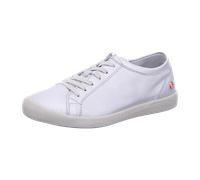 Softinos Sportliche Schnürschuhe für Damen, silber, Größe 43 EU