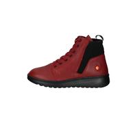 softinos Stiefelette Leder Rot/Schwarz - 39