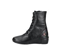 Schnürstiefelette SOFTINOS "softinos Stiefelette Leder", Damen, Gr. 40, schwarz, Leder, Schuhe Schnürstiefelette (56639367-40) schwarz