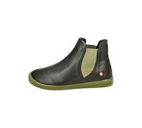 softinos Stiefelette Leder/Textil Olive - 38