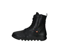 Softinos Leder/Textil Stiefelette, schwarz, 39 Schwarz/ Schwarz