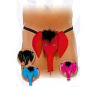 SoftLine Lustiger Elefanten-String für Herren, in vielen Farben, Farbe: schwarz, Größe: S-L