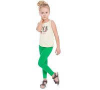 SOFTSAIL Vollständige Baumwoll-Leggings für Mädchen für Kinder | Einfarbige Baumwoll-Leggings für Schule Tanz Spiel und Freizeit | Dehnbare elastische solide weiche Hosen für Kinder, 2-13 Jahre