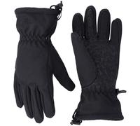 Softshell Gloves Jungen Fingerhandschuhe, schwarz, Gr. 6