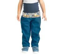 Softshell-Hose mit Fleece für Kleinkinder Basic, Kobalt, Bagger, Gr. 80/86
