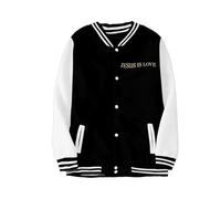 Softshell Jacke Mädchen 164 - Lässige Bedruckte Jacke für Kinder Baseballjacke Sport Cardigan