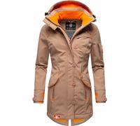 Softshell-Mantel mit Kapuze "Soulinaa" Taupe Grey S