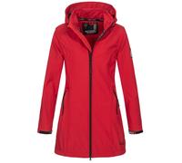 Softshelljacke ALESSANDRO SALVARINI "Alessia", Damen, Gr. M (38), rot, Obermaterial: 96% Polyester, 4% Elasthan; Innenmaterial: 100% Polyester, Jacken, lang mit abnehmbarer Kapuze, Topseller (81463811