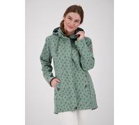 Softshelljacke ANKERGLUT "ANKERGLUTLEUCHTEN", Damen, Gr. 36 (S), grau, Softshell, 100% Polyester, regular fit hüftbedeckend, abnehmbar,verstellbar Windstopperbündchen mit Daumenlöchern,mit Schneefang,