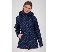 Softshelljacke ANKERGLUT "ANKERGLUTLEUCHTEN", Damen, Gr. 44L, blau (navy), Softshell, 100% Polyester, regular fit hüftbedeckend, abnehmbar,verstellbar Windstopperbündchen mit Daumenlöchern,mit Schneef