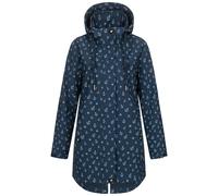 Softshelljacke ANKERGLUT "ANKERGLUTSCHEIN", Damen, Gr. 44L, blau (navy), Softshell, 100% Polyester, hüftbedeckend, Windstopperbündchen mit Daumenlöchern,mit Schneefang,mit verstellbarem Klettverschlus