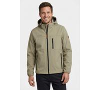 Softshelljacke CAMEL ACTIVE, Herren, Gr. 52, khaki, Softshell, Obermaterial: 100% Polyester, unifarben, regular fit normal, Rundhals, elastischer Bund, Jacken Softshelljacke, mit Kapuze (95283800-52)