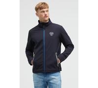 Camp David Herren Softshelljacke mit Patch und Print Blue Navy, 4xl