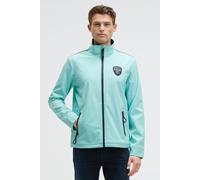 Softshelljacke CAMP DAVID, Herren, Gr. M, new aqua, Softshell, Material: 94% Polyester, 6% Elasthan, Futter: 100% Polyester, unifarben, regular fit normal, eingesetzt Bündchen, Jacken Softshelljacke,
