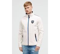 Softshelljacke CAMP DAVID, Herren, Gr. M, weiß, Softshell, Material: 94% Polyester, 6% Elasthan, Futter: 100% Polyester, unifarben, regular fit normal, eingesetzt Bündchen, Jacken Softshelljacke, mit