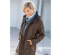 Softshelljacke CASUAL LOOKS, Damen, Gr. 46, braun (braun, meliert), 94% Polyester, 6% Elasthan, unifarben, figurumspielend, Jacken Softshelljacke (60871602-46) braun, meliert