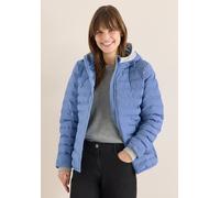 Steppjacke CECIL, Damen, Gr. L (42), coal blau, Web, Obermaterial: 100% Polyester. Futter: 100% Polyester, unifarben, normal hüftbedeckend, Rundhals, Bündchen, Jacken Steppjacke, in Welded-Optik (9701