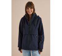 Softshelljacke CECIL, Damen, Gr. S (38), blau (schwarz navy blau), Softshell, Obermaterial: 92% Polyester, 8% Elasthan. Futter: 100% Polyester, unifarben, comfort fit normal, ohne Ausschnitt, Bündchen