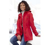 Softshelljacke VIVANCE ACTIVE, Damen, Gr. 42, rot, Softshell, Obermaterial: 100% Polyester, unifarben, figurbetont kniefrei, Bündchen mit Gummizug, Jacken, mit Kordelzug an der Taille (23437837-42) ro