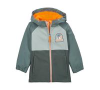 Softshelljacke "FIOS 4 MNS SFTSHLL JCKT", Jungen, Gr. 110/116, grau (grasgrün), Oberseite: 100% Polyester.Rückseite: 100% Polyester, FIRST INSTINCT BY KILLTEC, Jacken Softshelljacke, Wasserabweisende