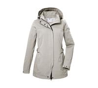 G.I.G.A. DX Damen Softshelljacke/Outdoorjacke mit abzippbarer Kapuze GS 75 WMN SFTSHLL JCKT, stein, 42, 42695-000