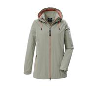 Softshelljacke "GS 96 WMN SFTSHLL JCKT", Damen, Gr. 46, dunkelgrün, Oberseite: 100% Polyester;Rückseite: 100% Polyester;Futter: 100% Polyester;Futter 2: 100% Polyester, G.I.G.A. DX BY KILLTEC, Jacken