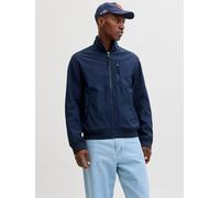 Softshelljacke JACK & JONES "JJEPARKER SOFTSHELL BOMBER SN", Herren, Gr. S, navy blazer, Web, Obermaterial: 100% Polyester, unifarben, Jacken Softshelljacke, mit Brust-Reißverschluss (88805965-S) navy