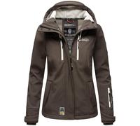 Softshelljacke MARIKOO "Kleine Zicke", Damen, Gr. XL (42), grau (anthrazit), Obermaterial: 98% Polyester, 2% Elasthan, Innenseite: 100% Polyester, Jacken Softshelljacke, sportliche Funktionsjacke (615