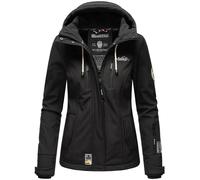 Softshelljacke MARIKOO "Kleine Zicke", Damen, Gr. XL (42), schwarz, Obermaterial: 98% Polyester, 2% Elasthan, Innenseite: 100% Polyester, Jacken Softshelljacke, sportliche Funktionsjacke (96633301-XL)