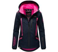 Softshelljacke MARIKOO "Mount-Cho-Oyu", Damen, Gr. XS, blau (navy), Obermaterial: 95% Polyester, 5% Elasthan. Futter: 100% Polyester. Ärmelfutter: 100% Polyester, Jacken Softshelljacke, mit abnehmbare