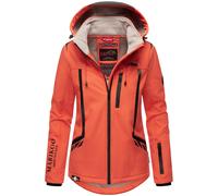 Softshelljacke MARIKOO "Mount-Cho-Oyu", Damen, Gr. XS, rot (coral), Obermaterial: 95% Polyester, 5% Elasthan. Futter: 100% Polyester. Ärmelfutter: 100% Polyester, Jacken Softshelljacke, mit abnehmbare